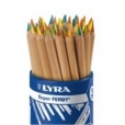 LYRA - super ferby unlacquered pencil, 500 4-colour
